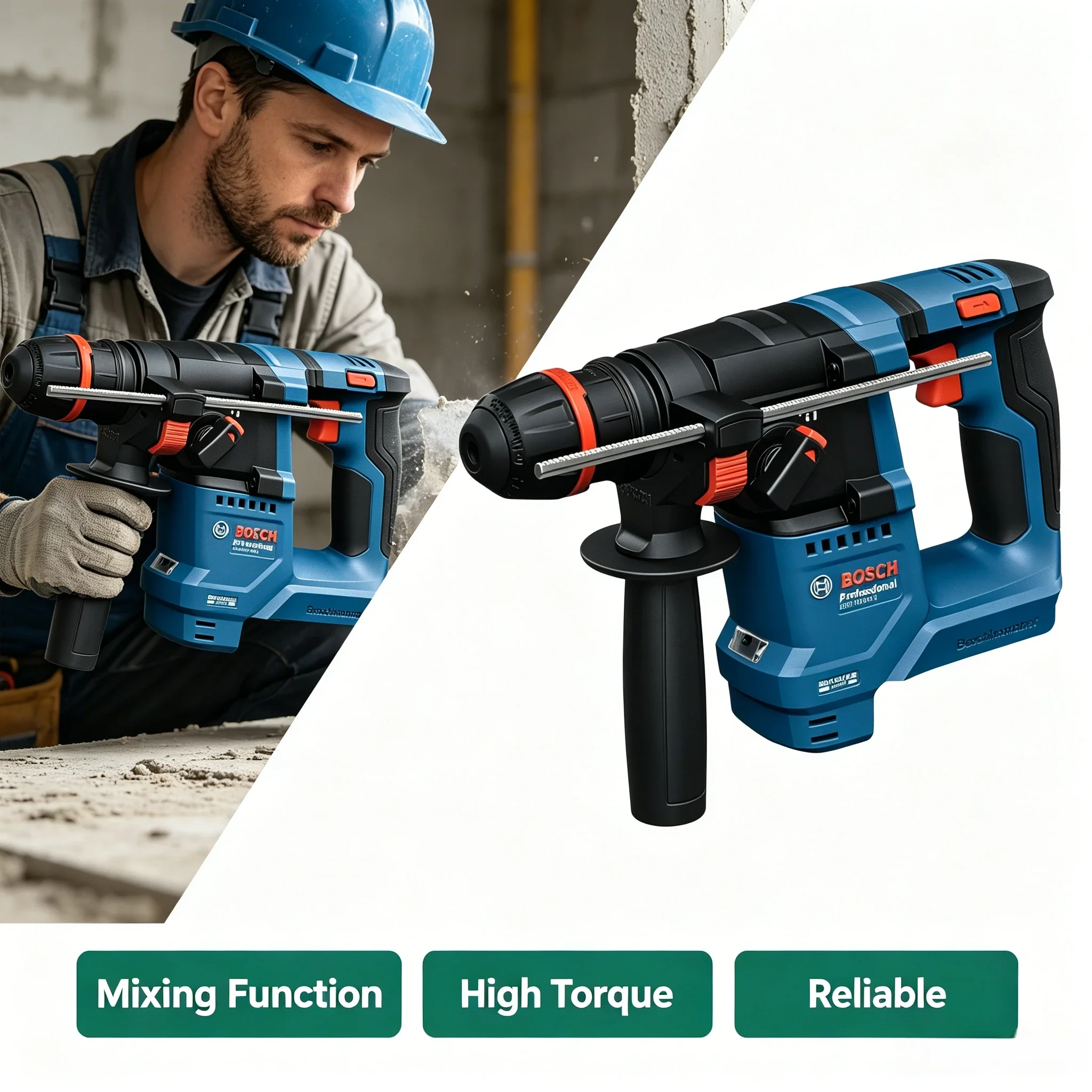 Power Tools Professional - 보쉬(BOSCH) GBH 18V-18X 18V 무브러시 무선